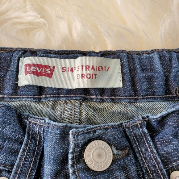Levi's 514 Straight Jeans, Boys, Size 8 Reg - Picture 7 of 8